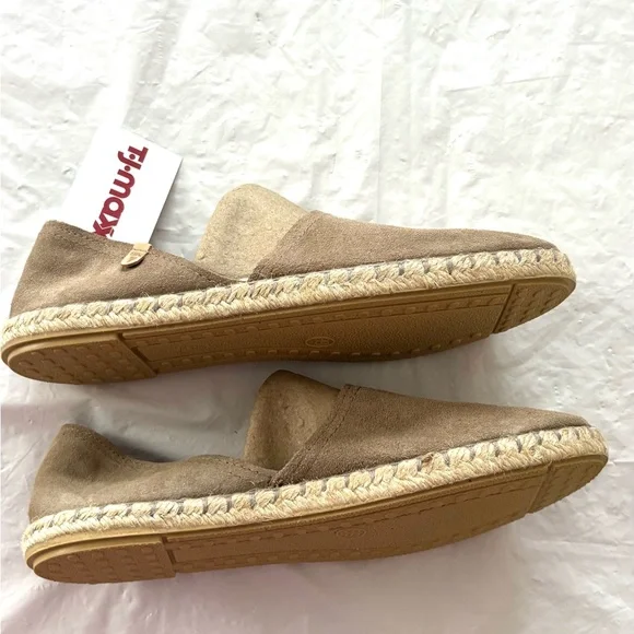 NWT Verbenas Tan Brown Espadrille Leather Loafers SZ 7.5 - Picture 4 of 12